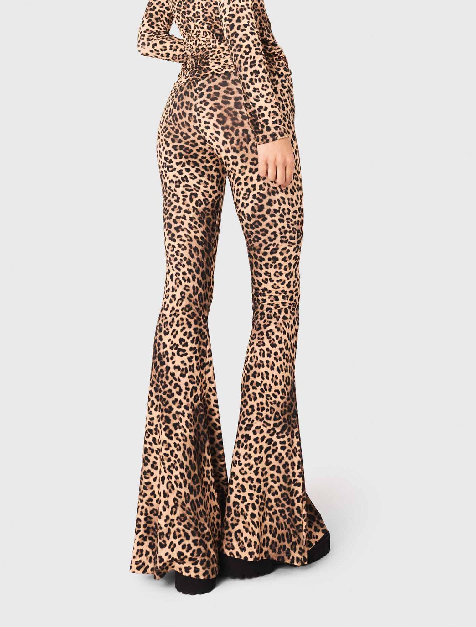 Leggings mit Leopardenmuster