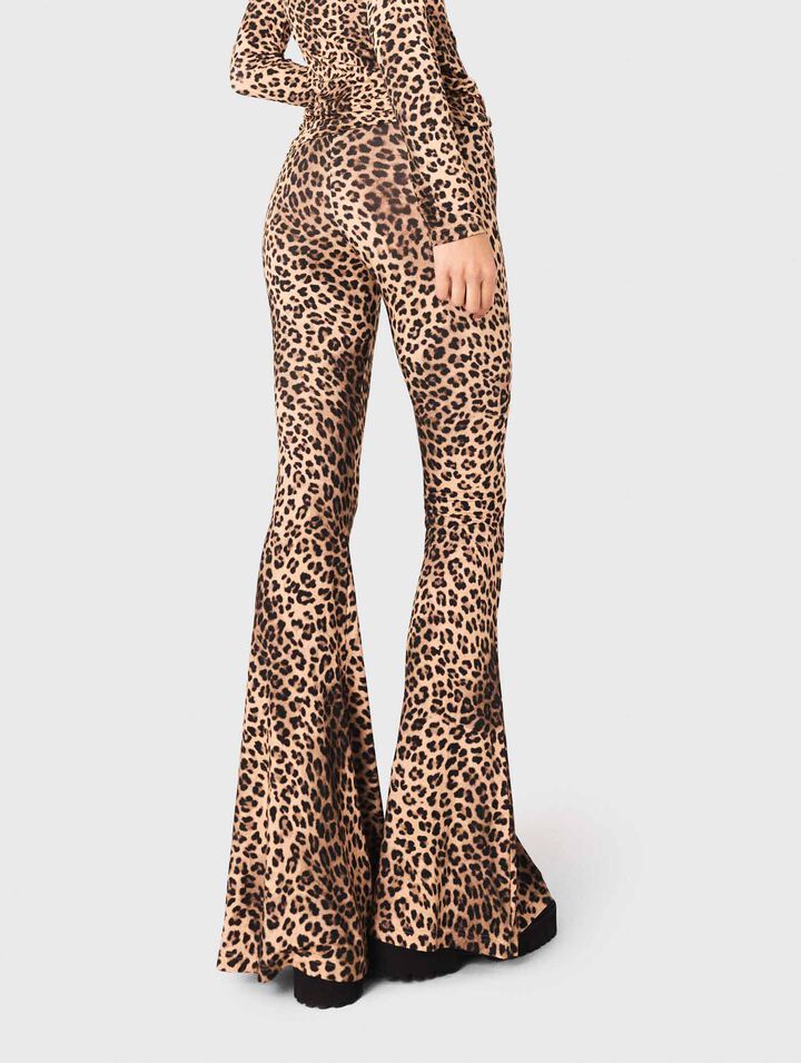 Leggings mit Leopardenmuster