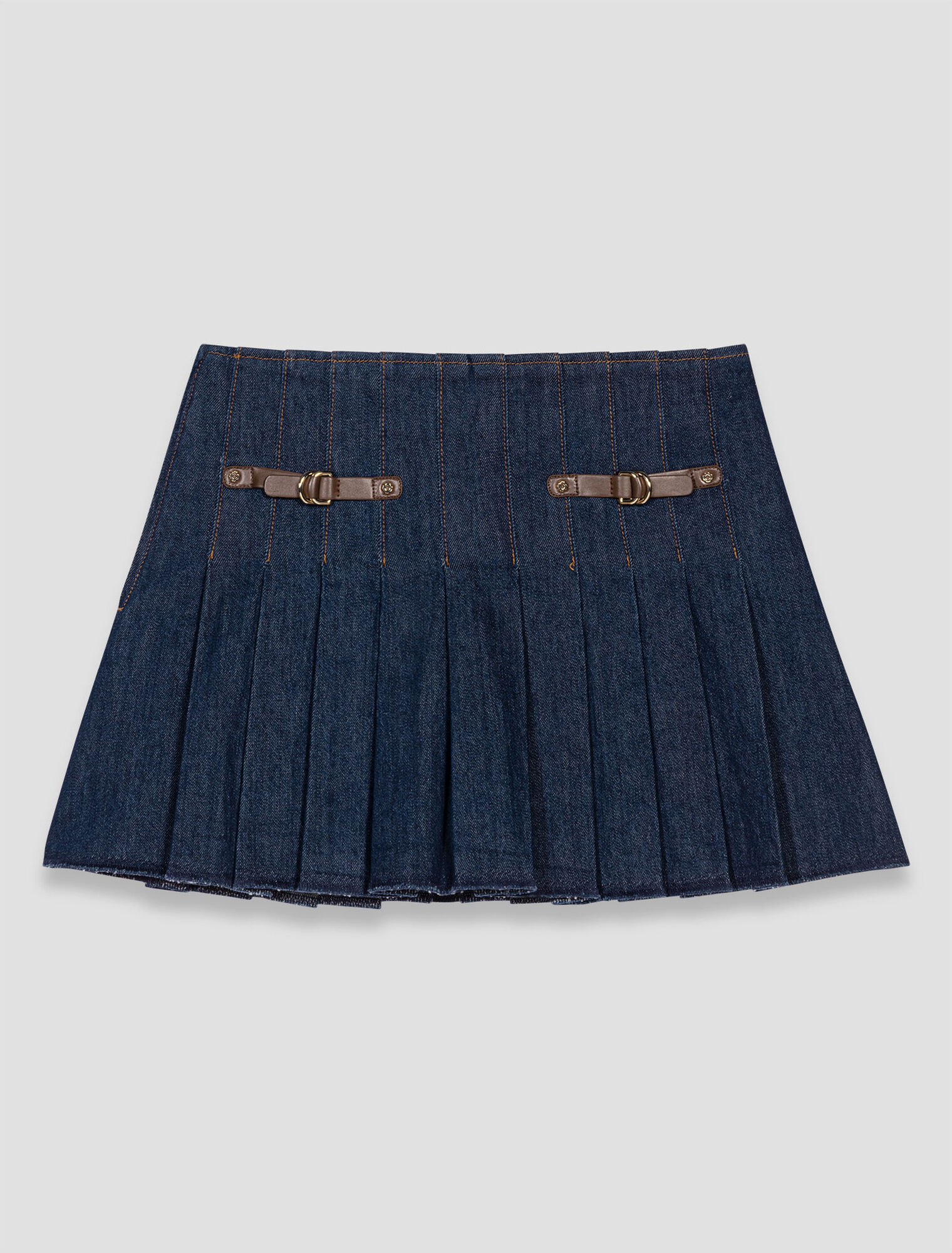 Kurzer Jeansrock mit Futter