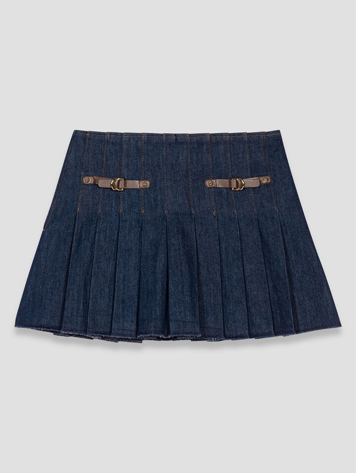 Kurzer Jeansrock mit Futter