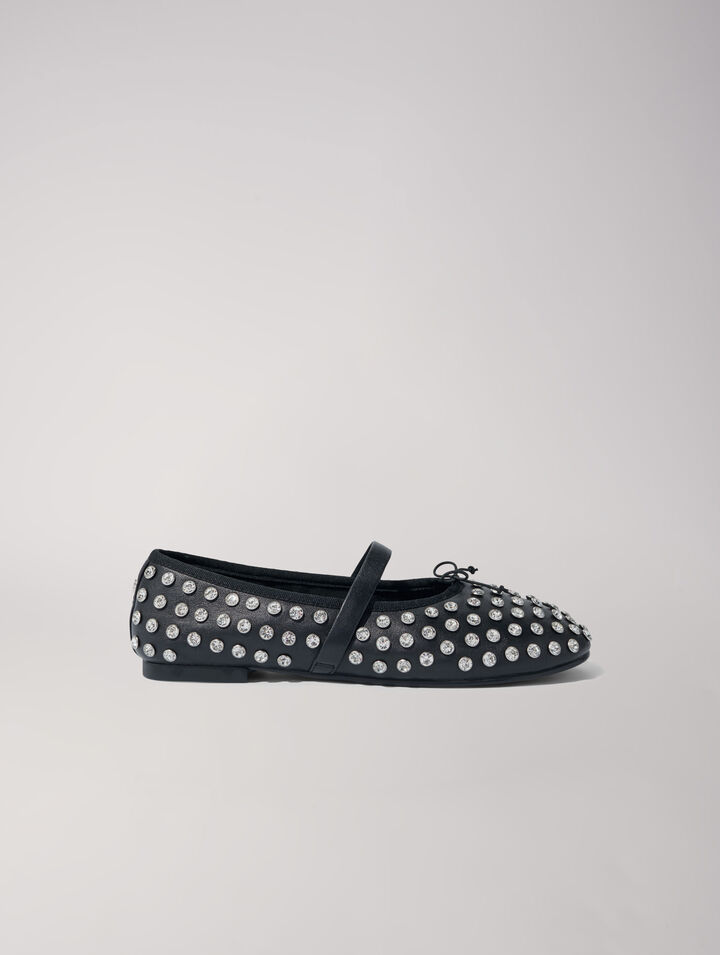 Ballerinas mit Strasssteinen