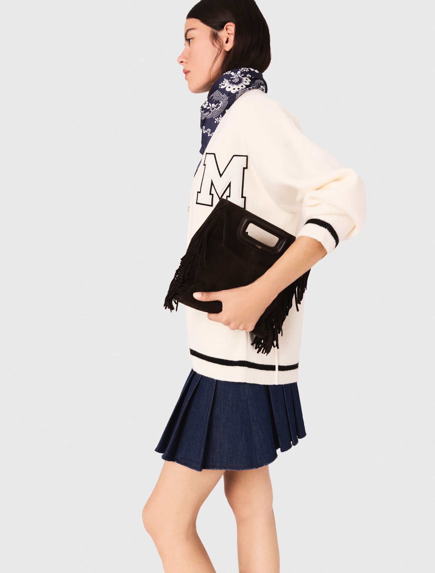 M-Tasche aus Wildleder
