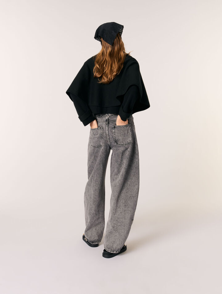 Cardigan im Cape-Look
