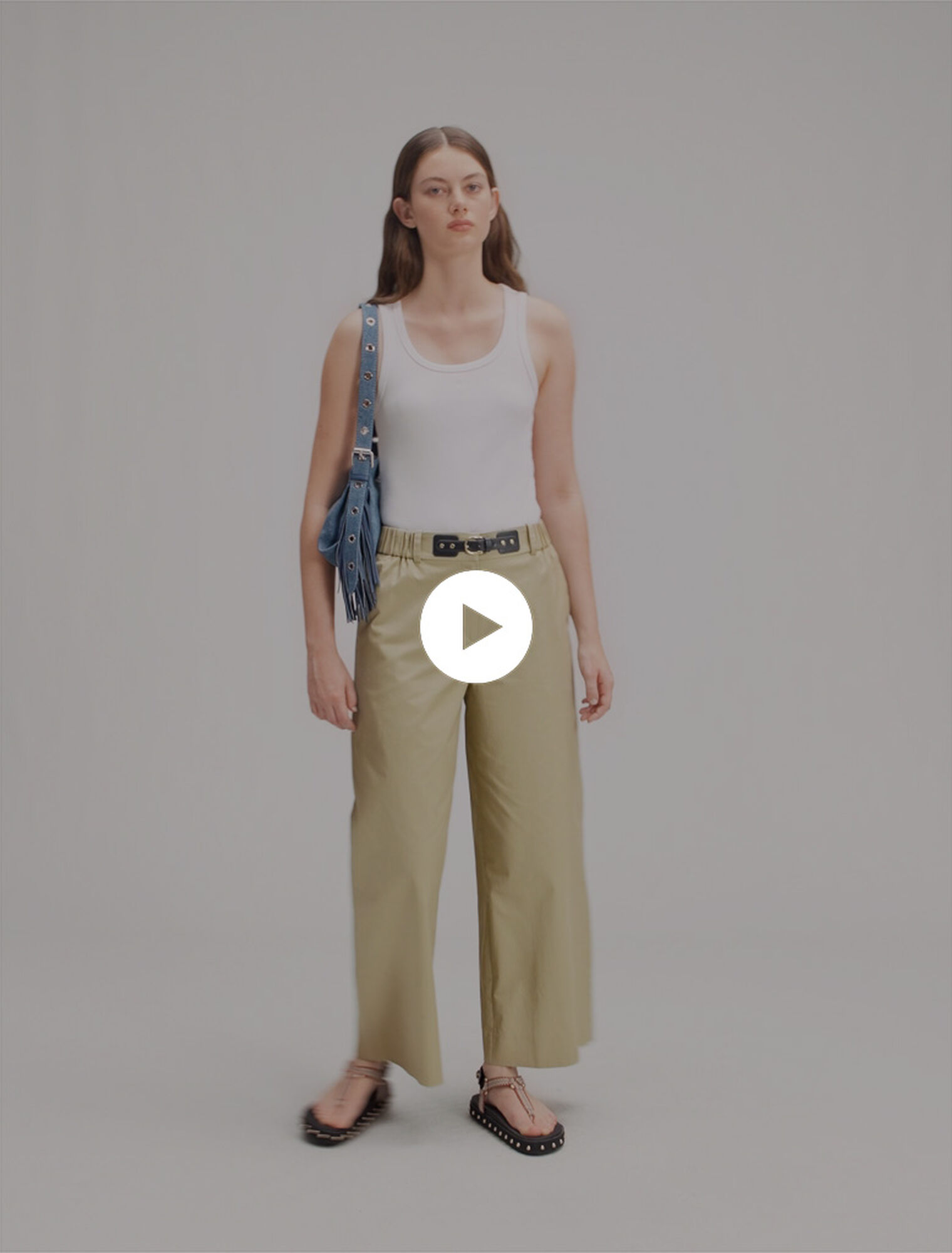 Geripptes Tanktop