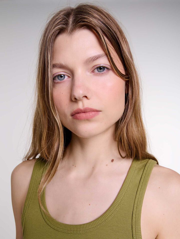 Geripptes Tanktop