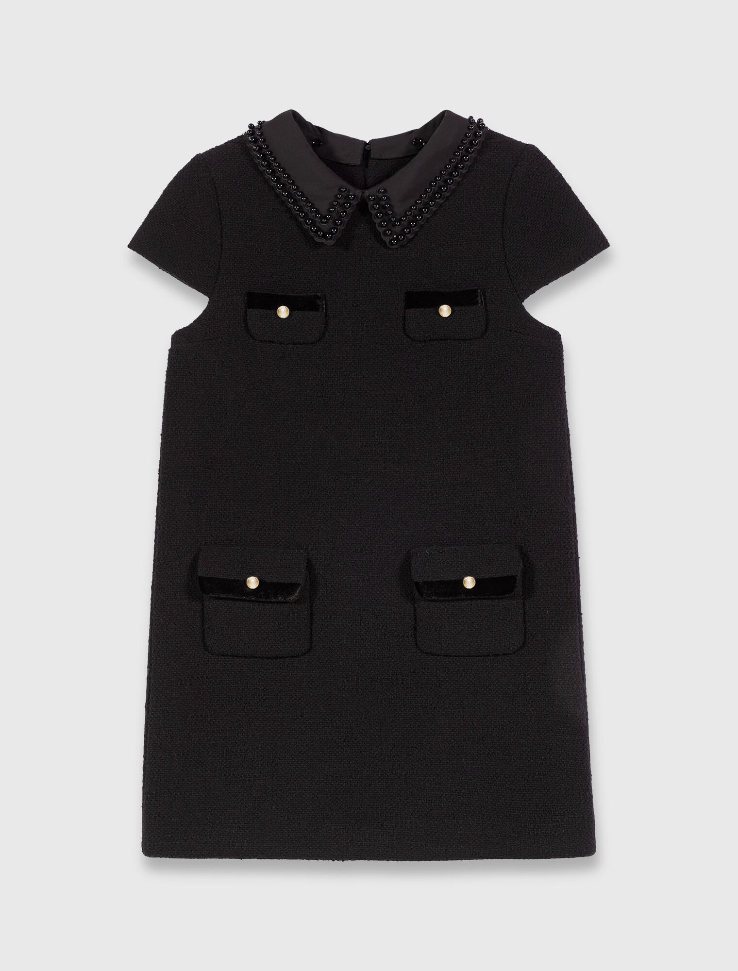 Kurzes Kleid aus Tweed
