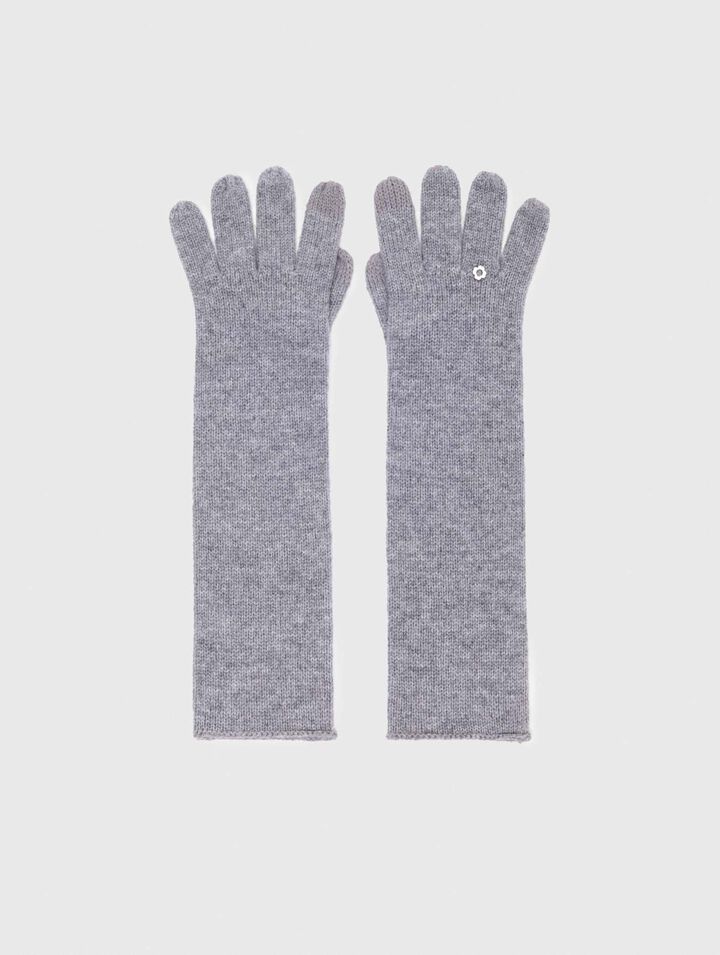 Lange Handschuhe Wolle & Kaschmir