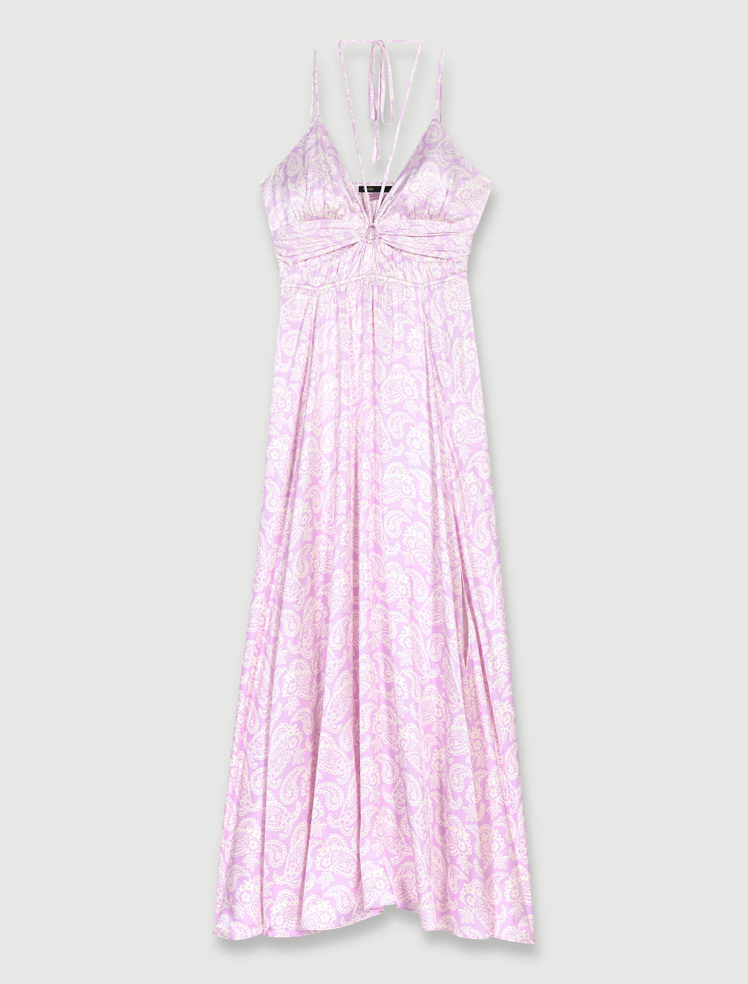 Langes Kleid mit Cut-outs