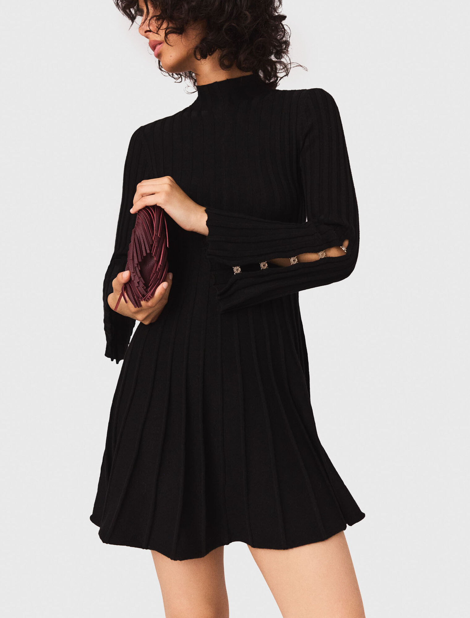 Kurzes Strickkleid