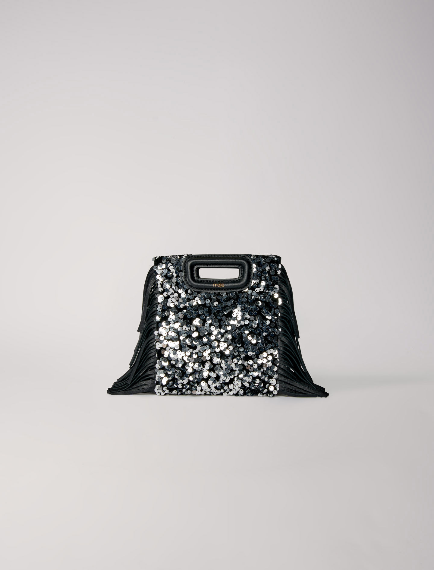 Tasche M Mini mit Pailletten