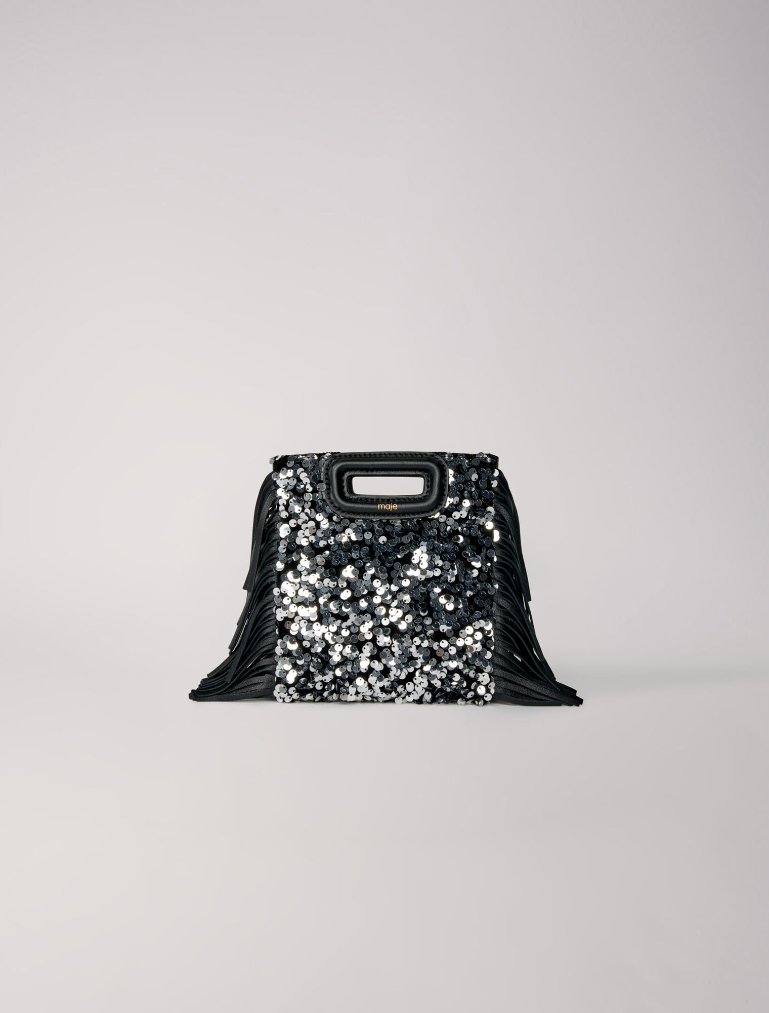 Tasche M Mini mit Pailletten