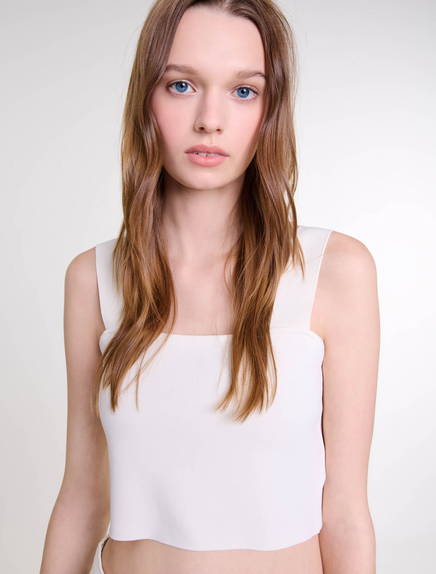 Crop Top aus Strick