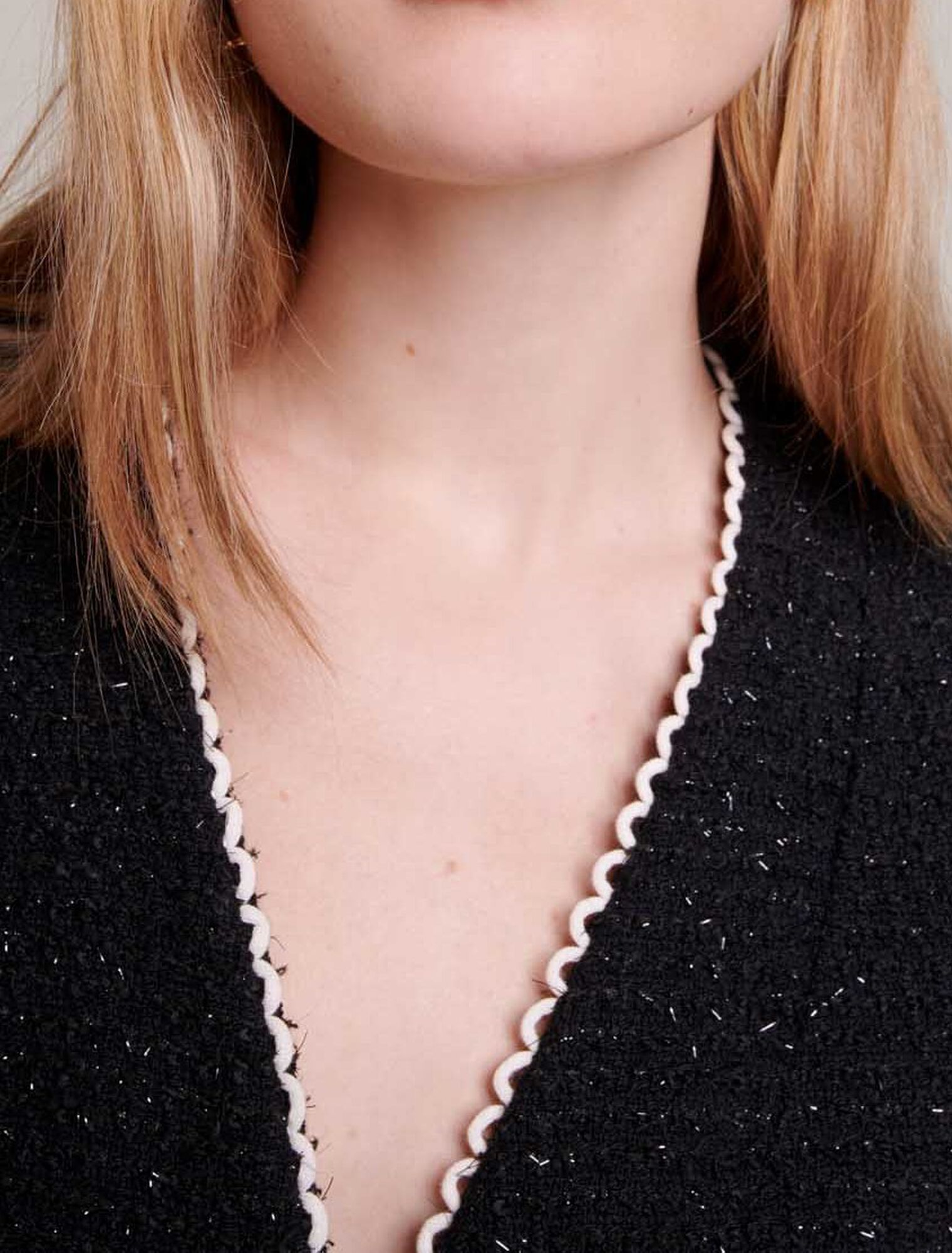 Kurzes Kleid aus Tweed