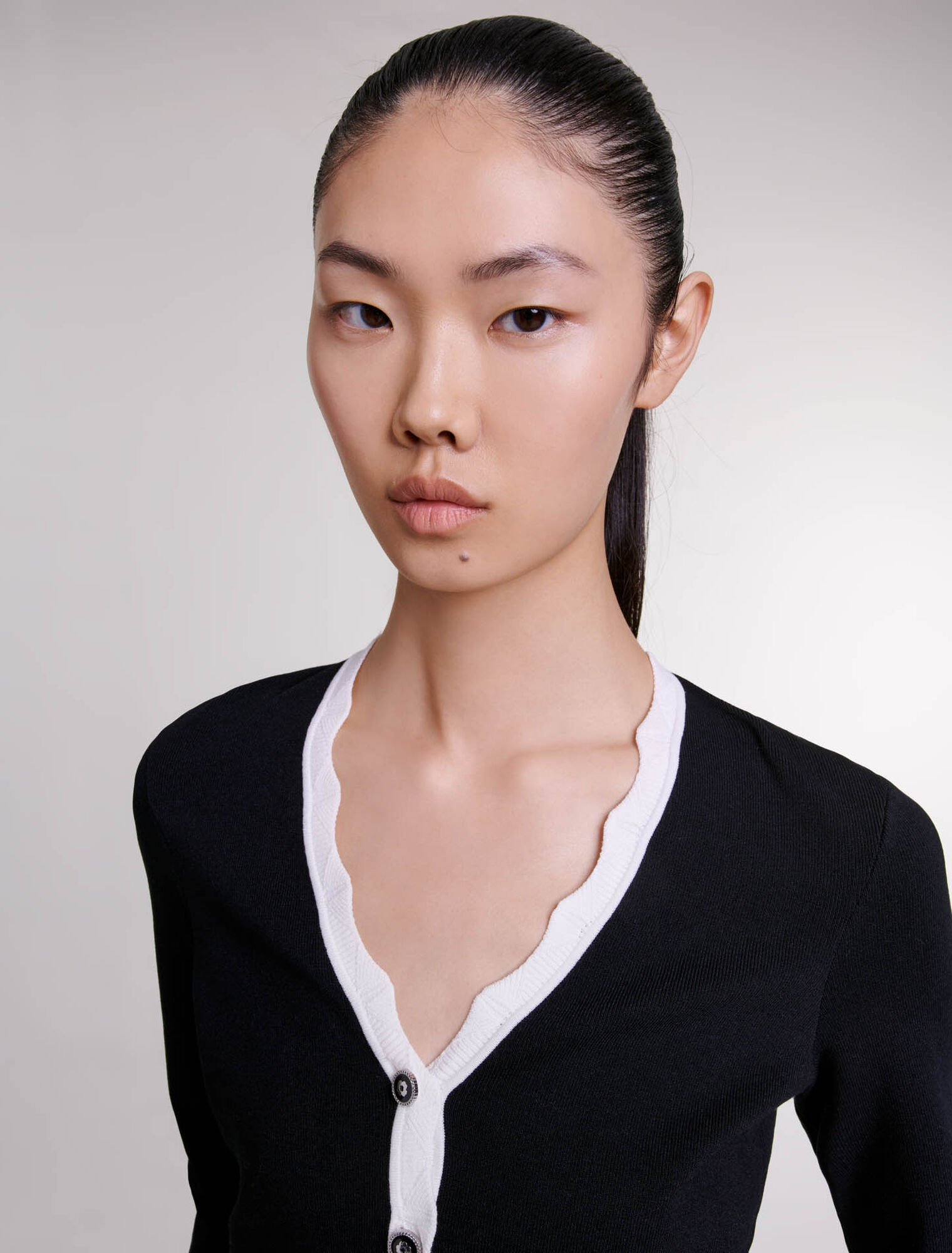 Zweifarbige Cardigan
