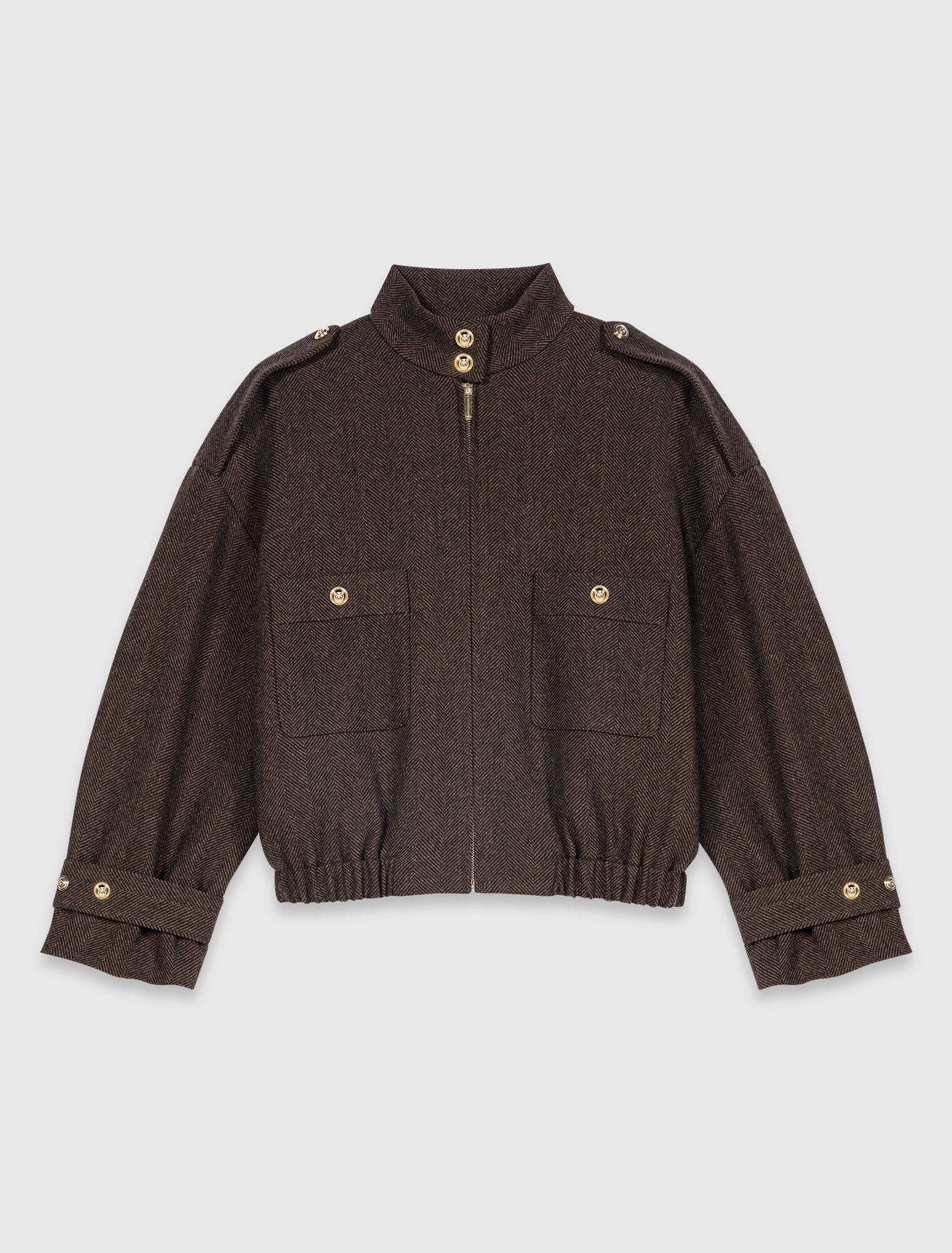 Oversize-Wollblouson