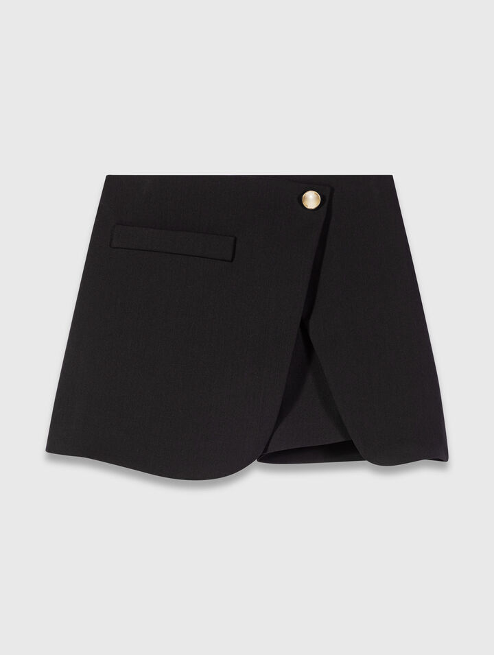 Elegante Wickel-Shorts