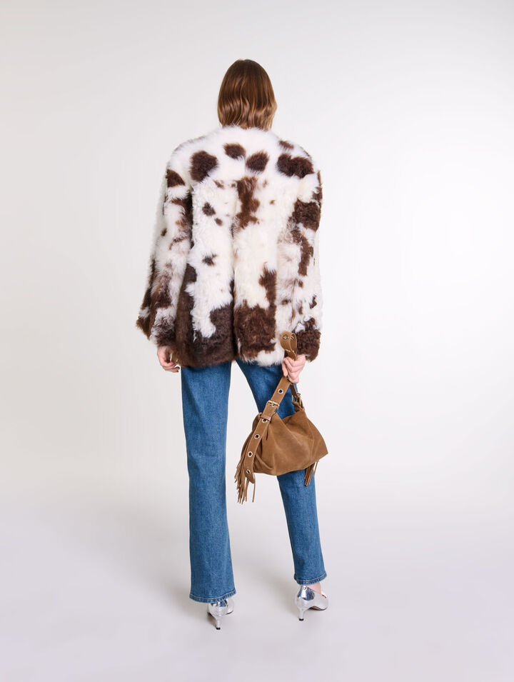 Wendbare Lammfelljacke