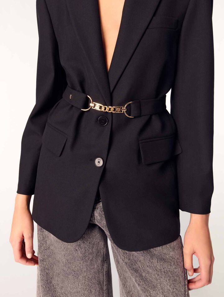 Kostümjacke mit Gürtel