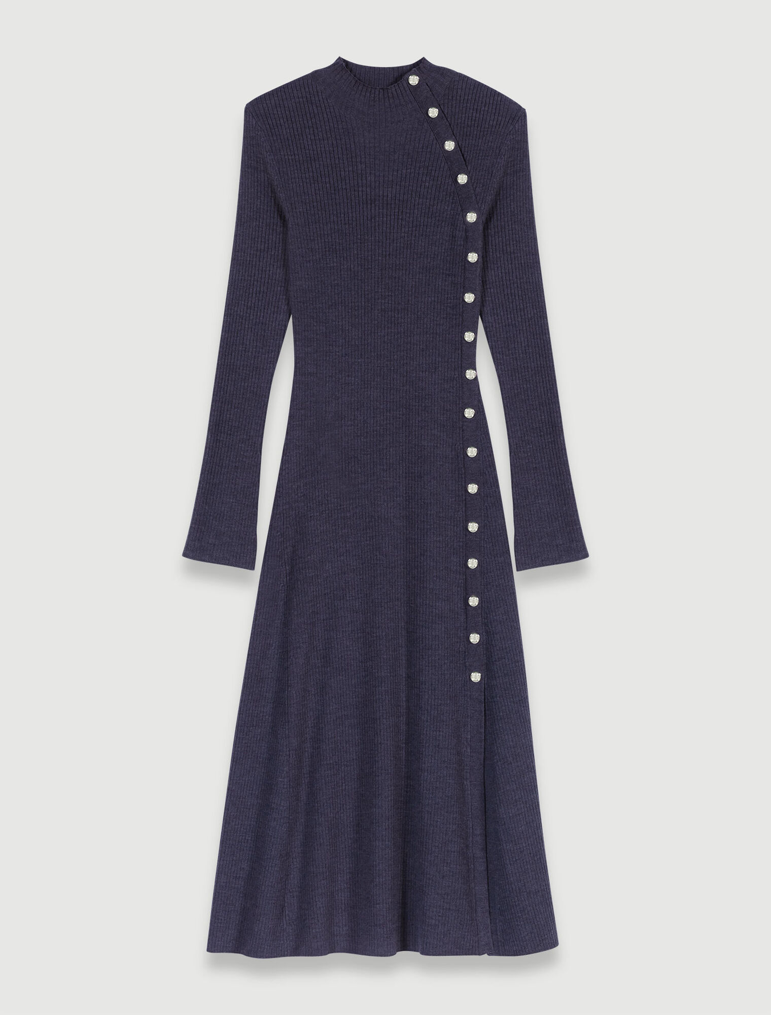 Langes Strickkleid