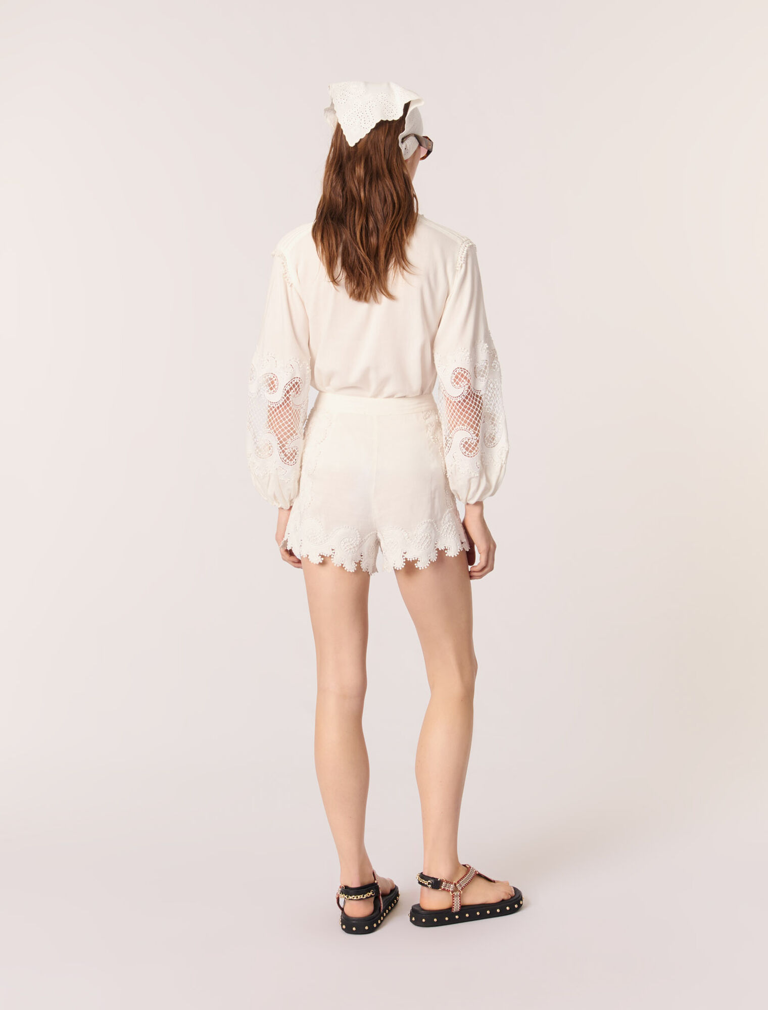 Bestickte Shorts