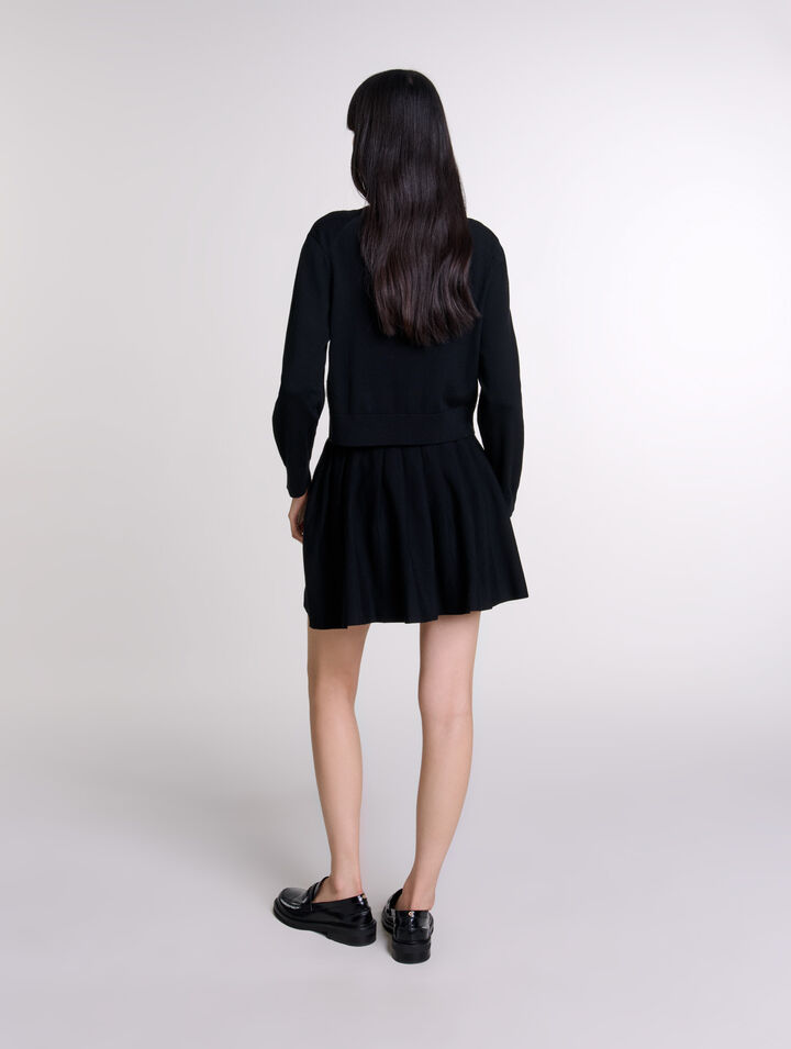 Cardigan mit Strassbesatz