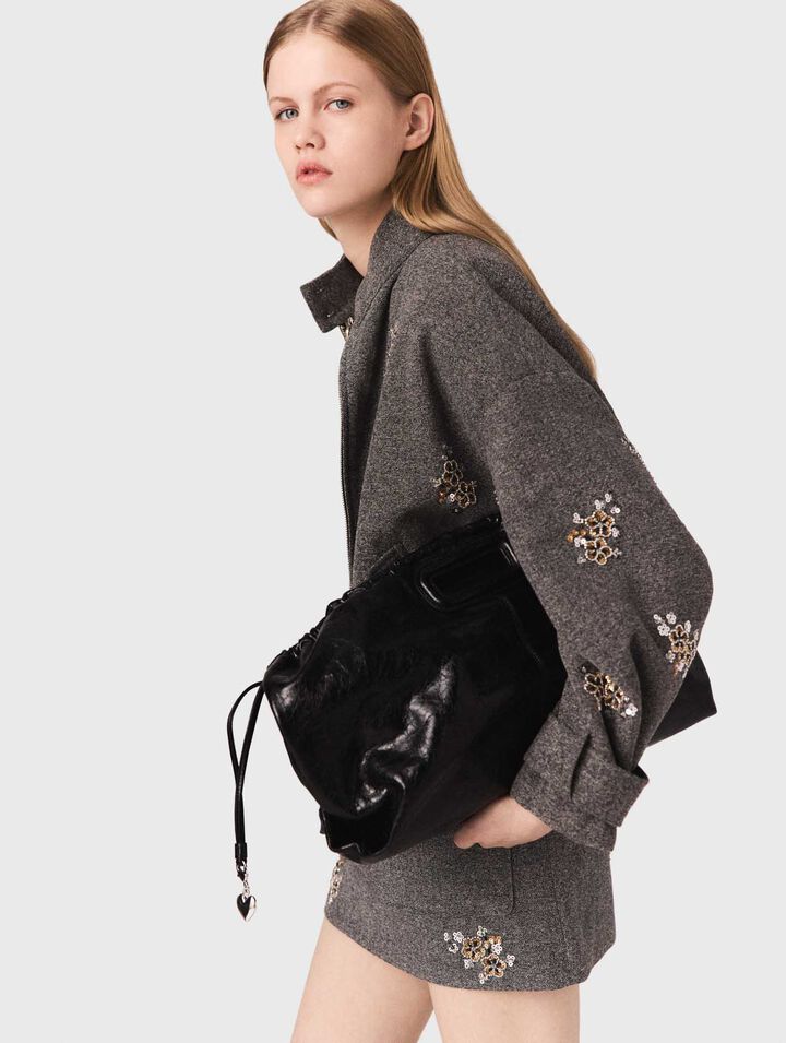 Bestickte Bomberjacke