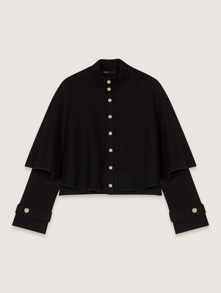Cardigan im Cape-Look