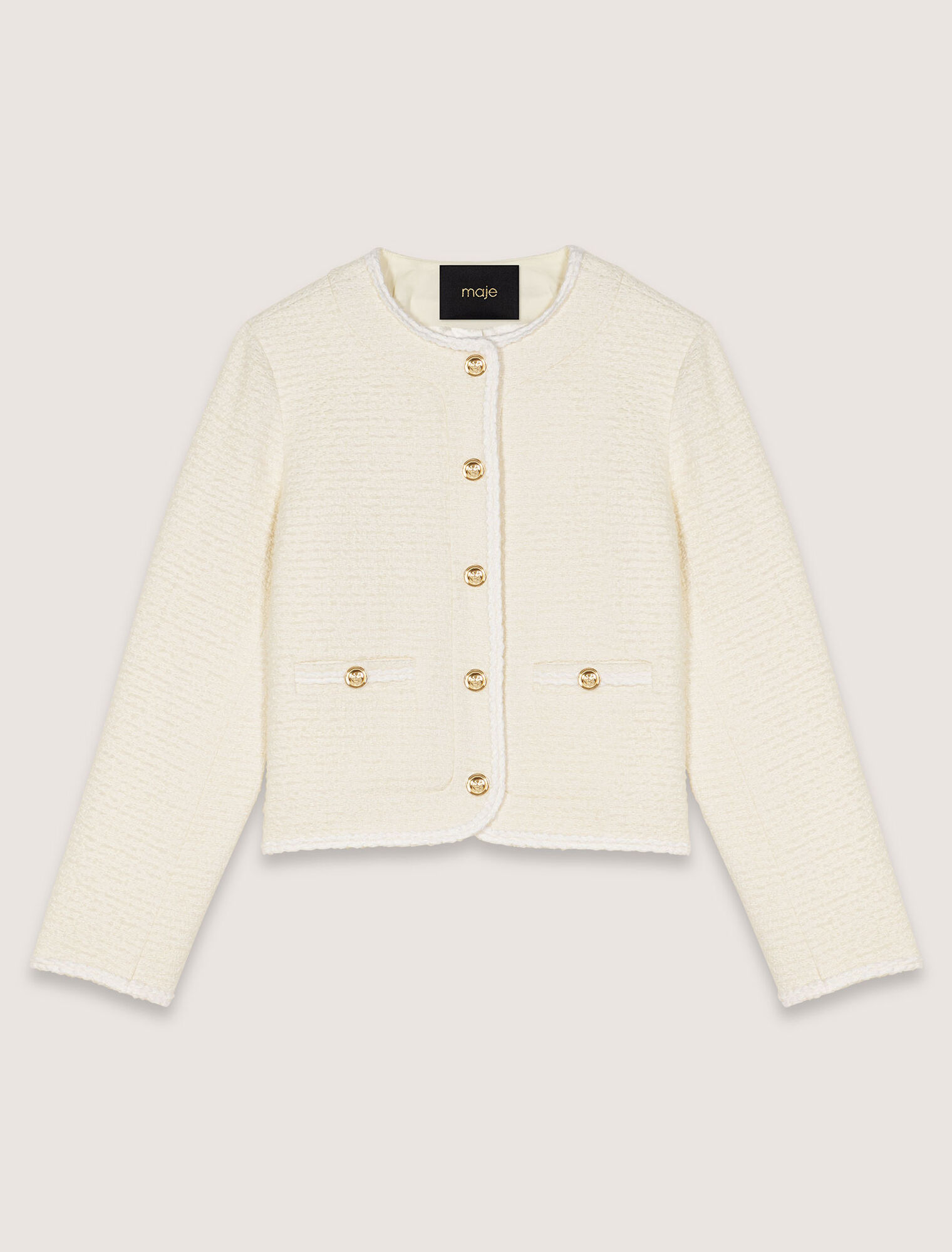 Kurze Tweedjacke