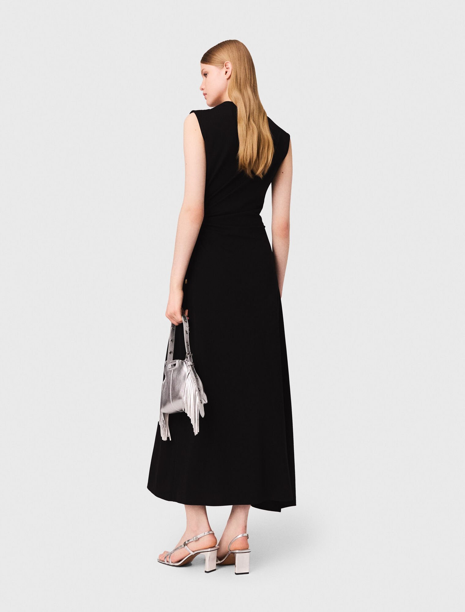Maxikleid mit Cut-out-Taille