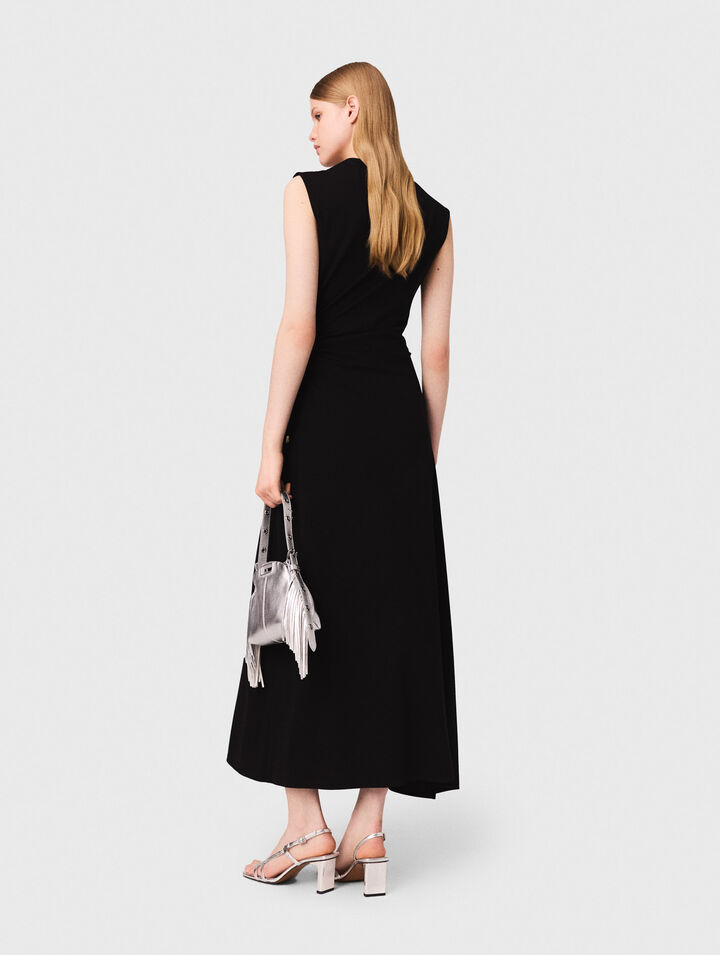 Maxikleid mit Cut-out-Taille