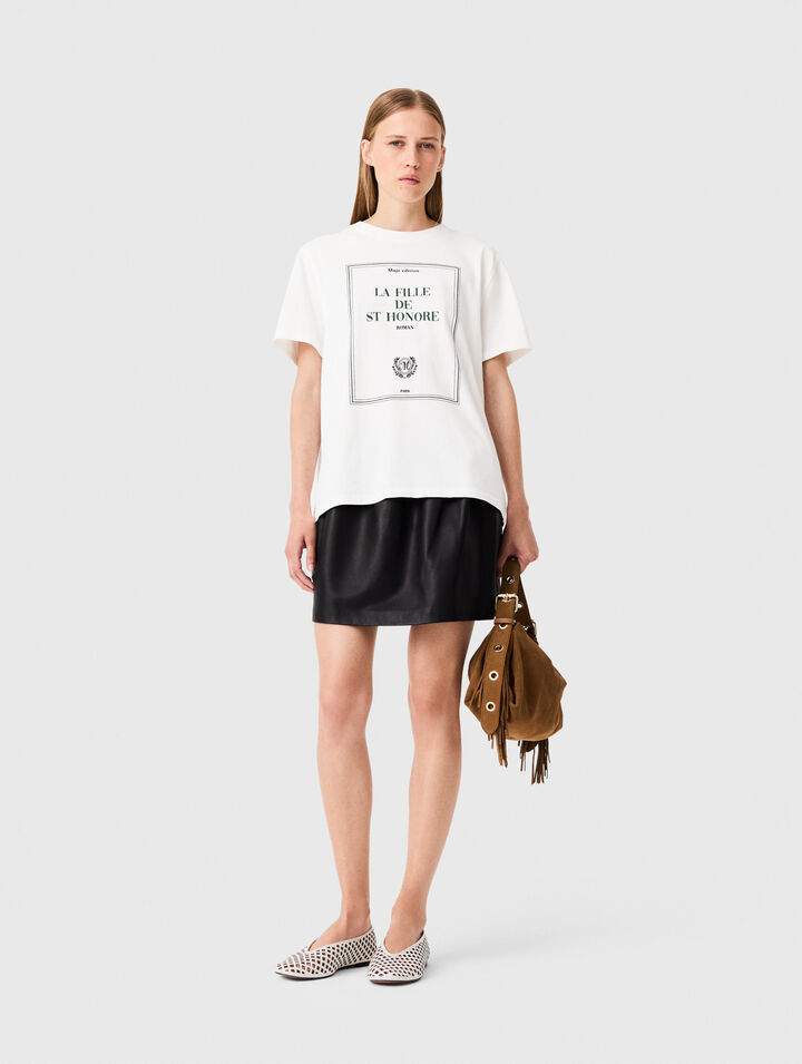 Oversize-T-Shirt mit Print