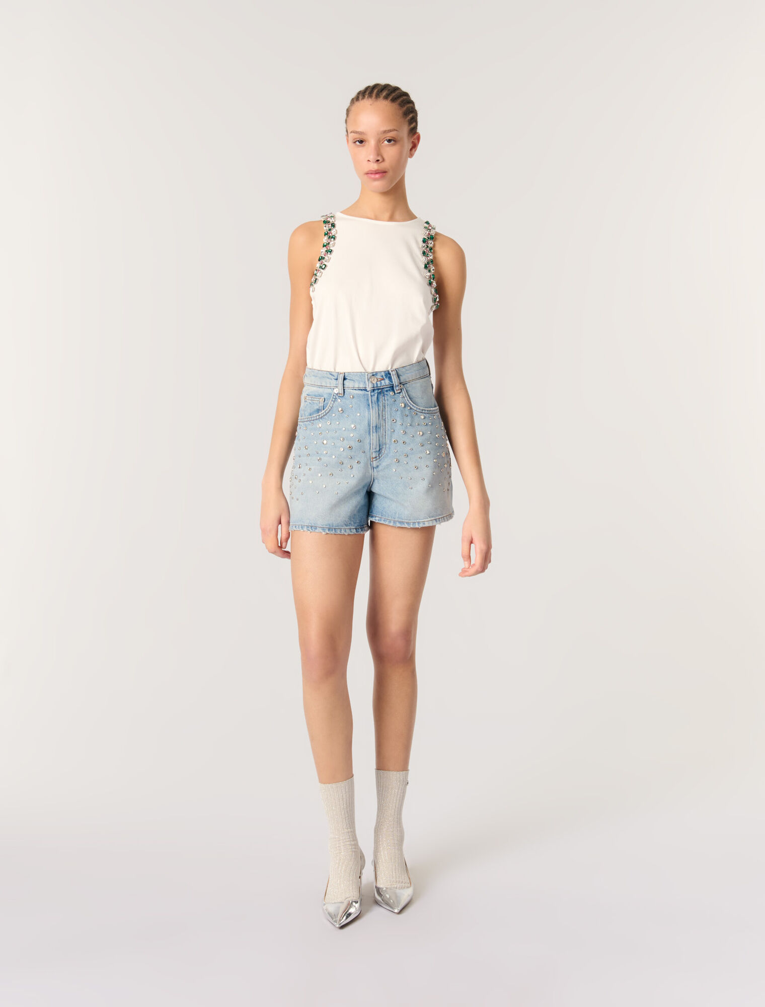 Strass-Tanktop
