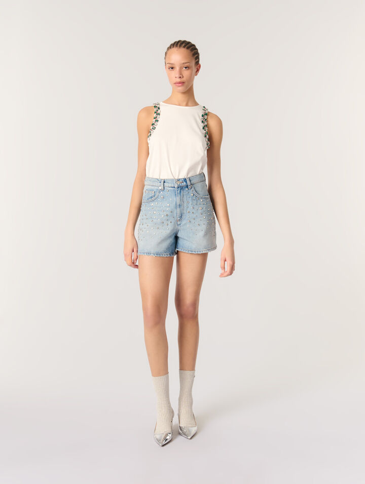 Strass-Tanktop