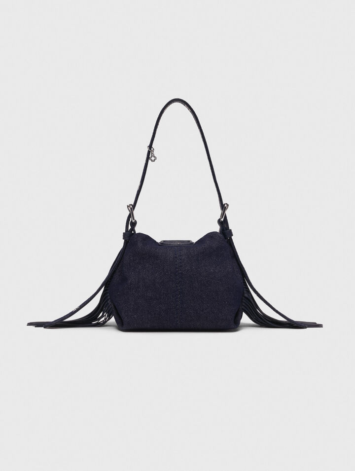 Miss M Micro-Tasche aus Denim