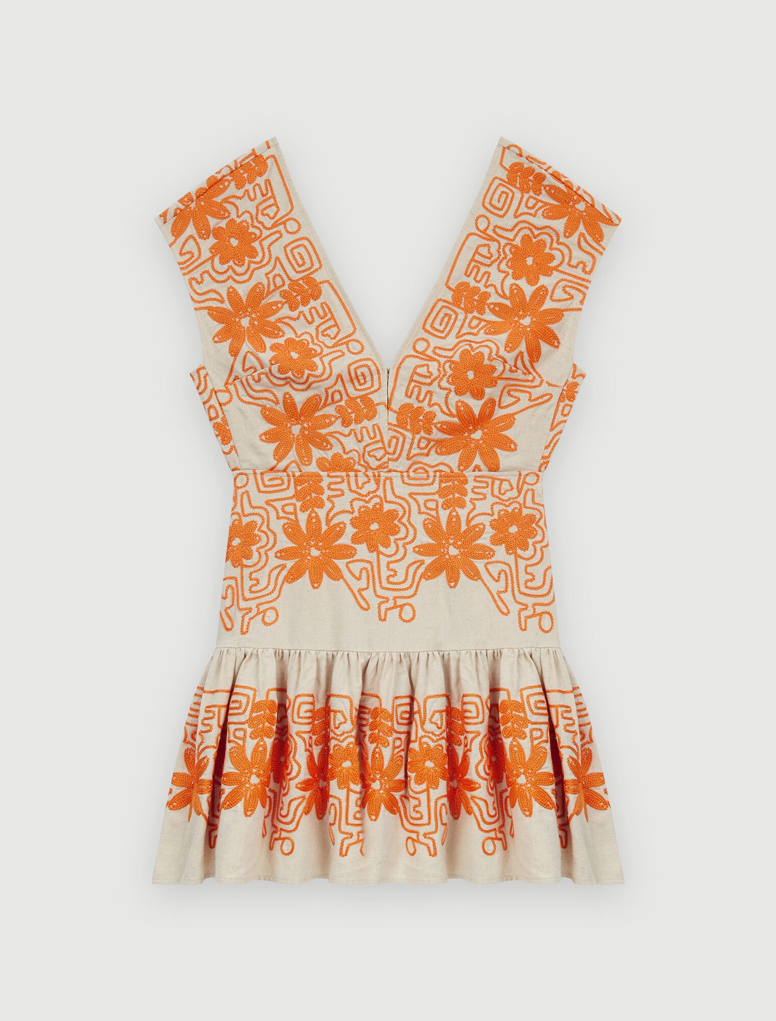 Kleid mit Allover-Stickerei