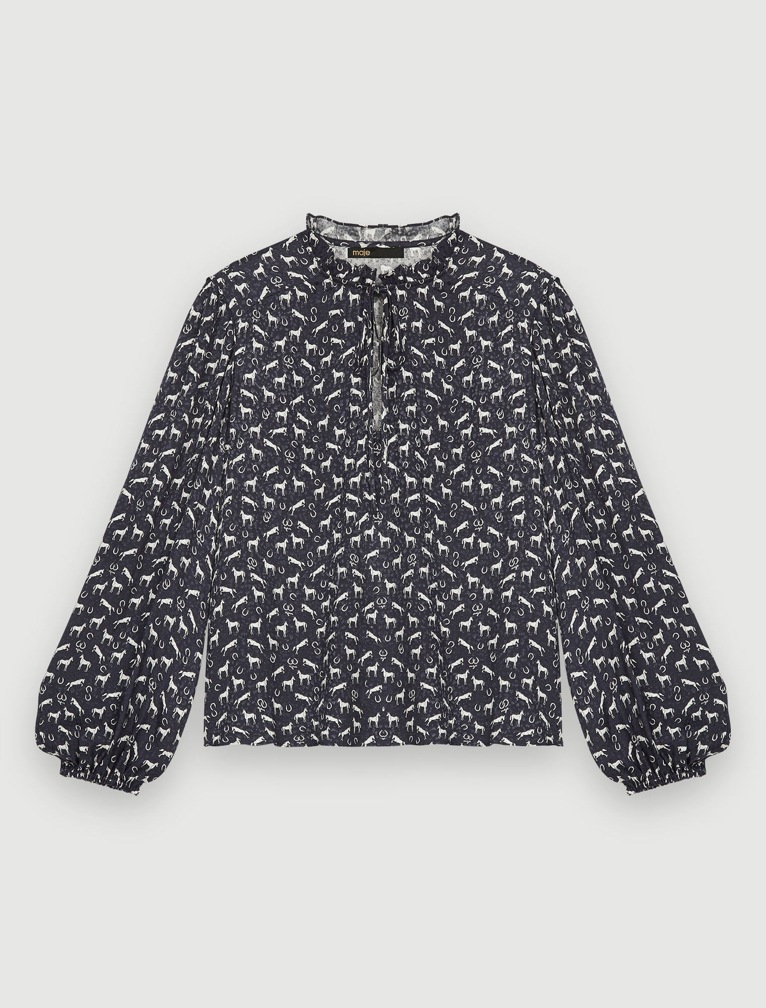 Bedruckte Bluse