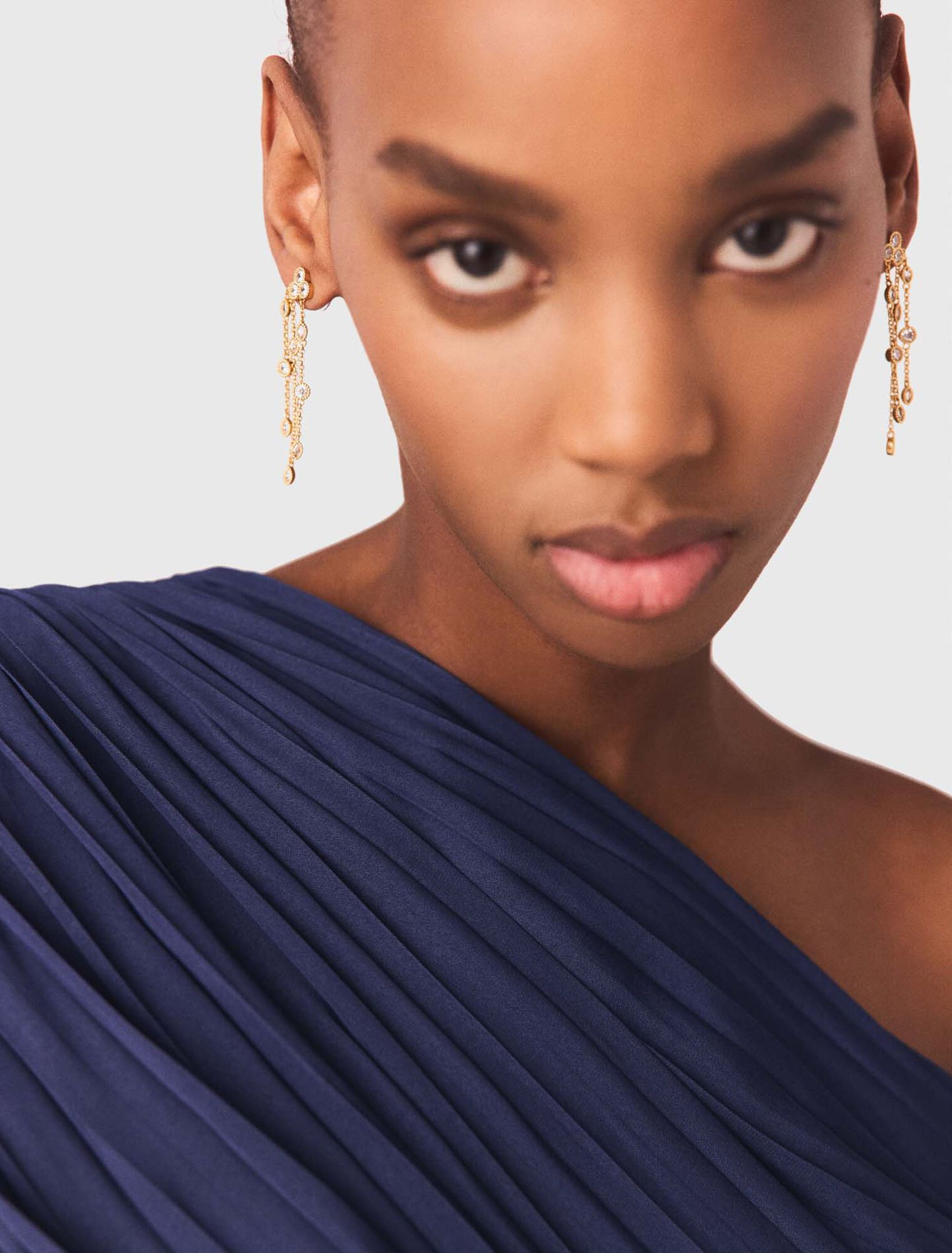 Goldohrringe, recyceltes Messing