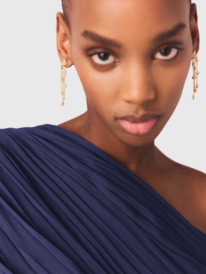 Goldohrringe, recyceltes Messing