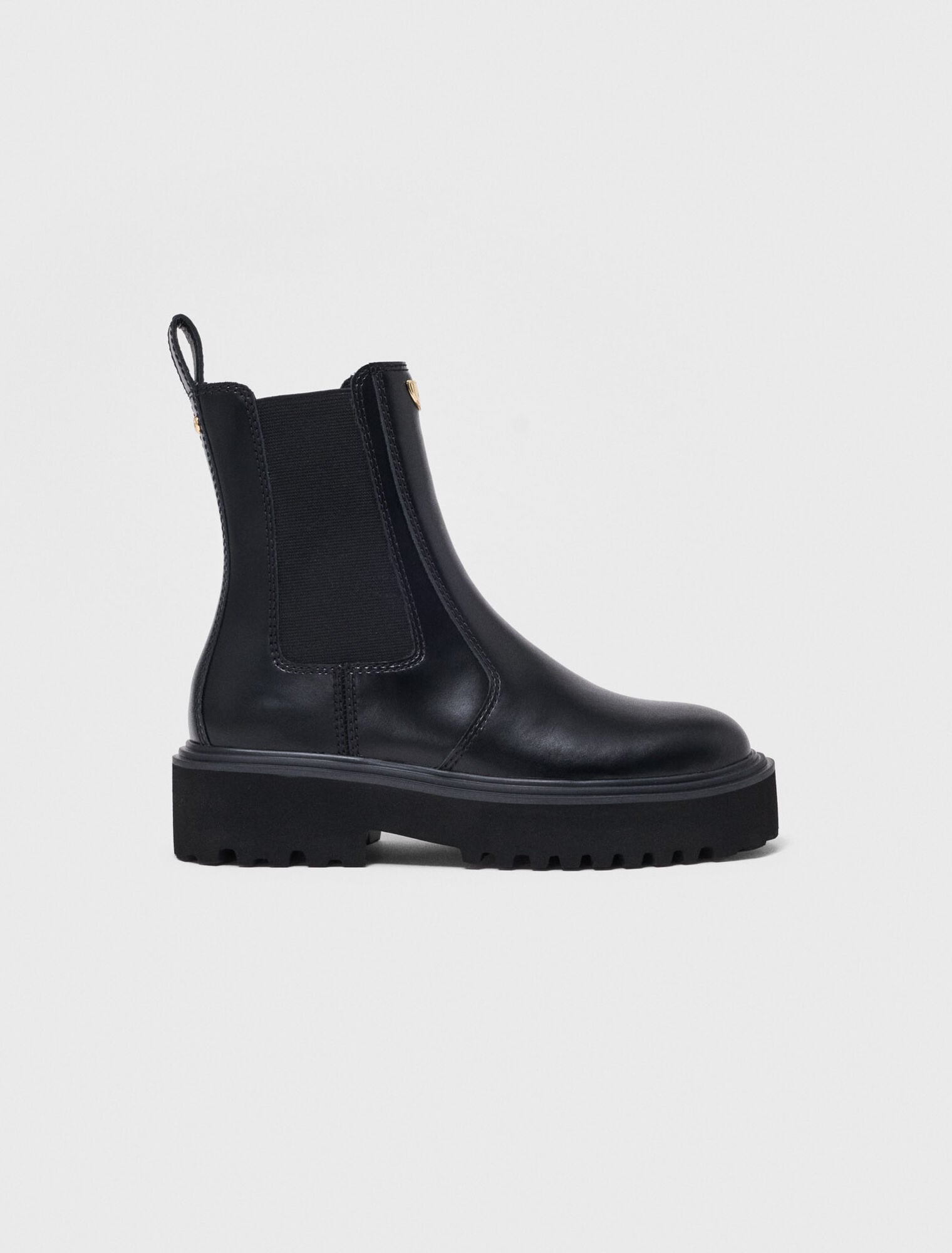 Chelsea-Boots aus Leder