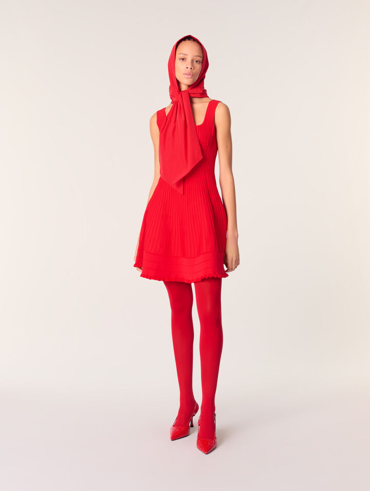 Kurzes Strickkleid
