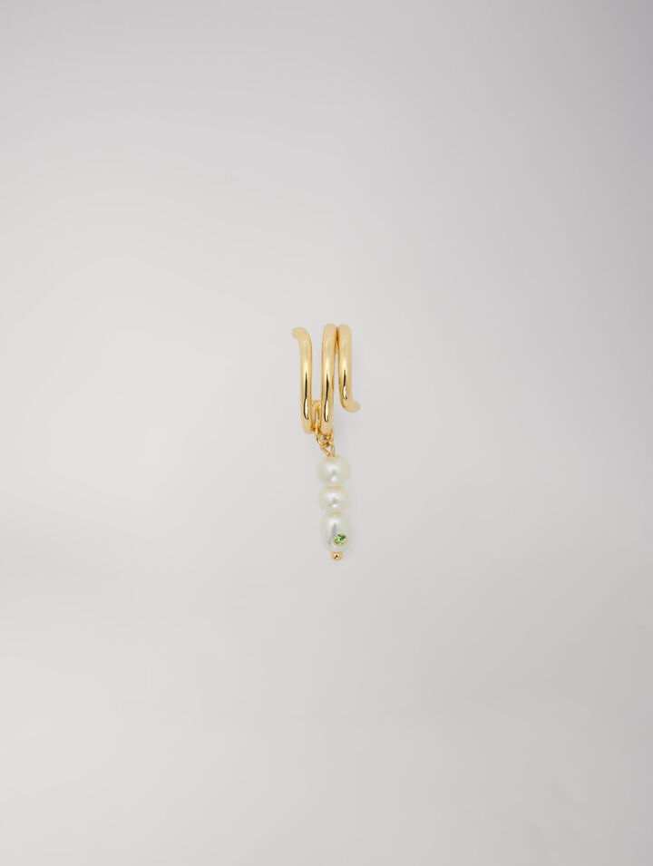 Ohrhänger mit Perlenschmuck