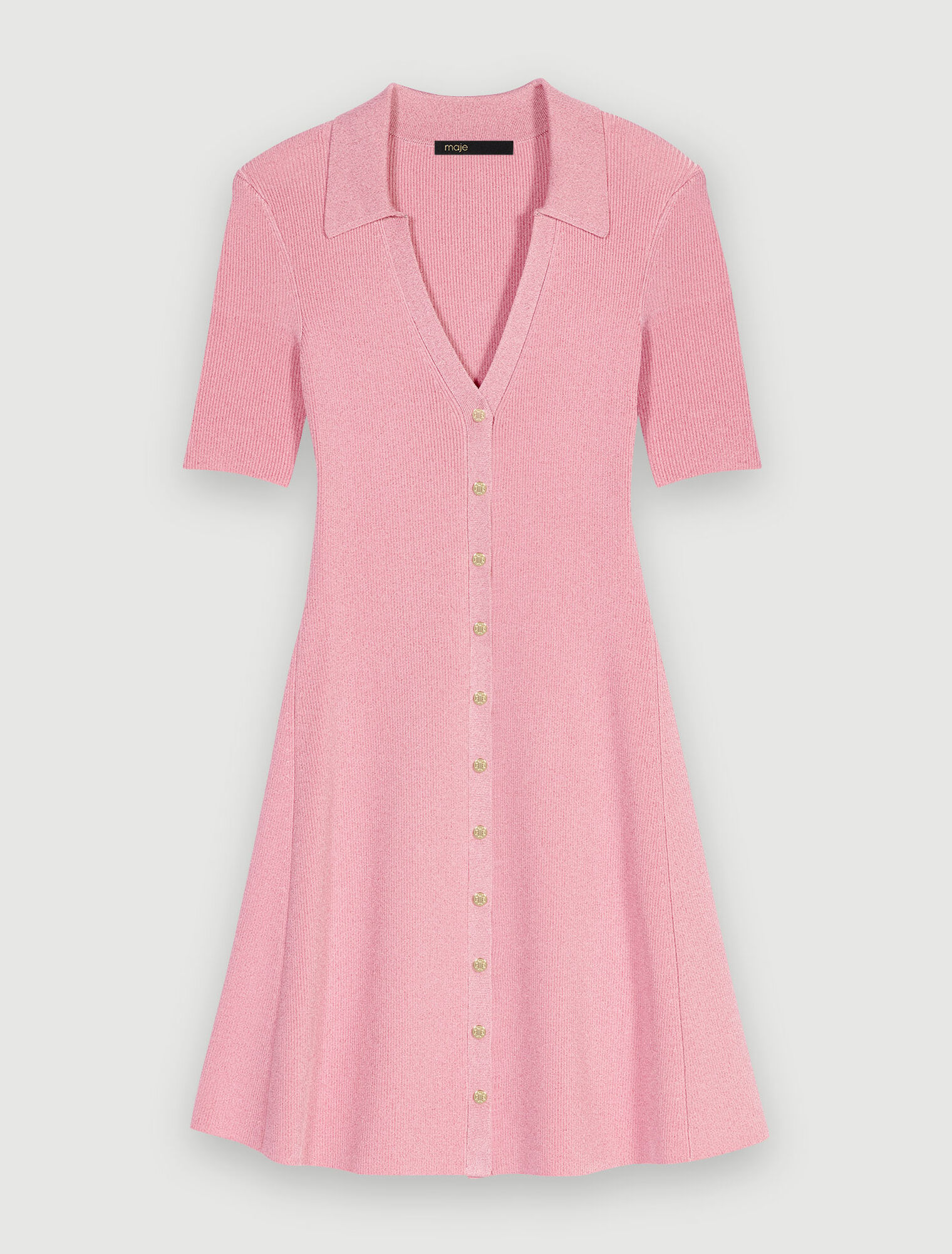 Jerseykleid aus glitzerndem