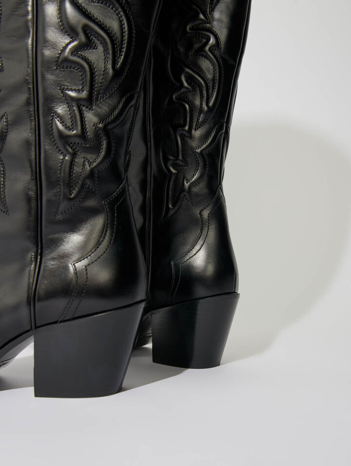 Western-Lederstiefel
