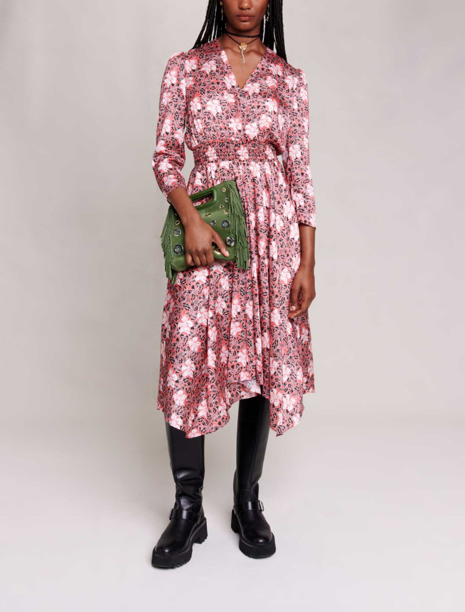 florales Maxikleid
