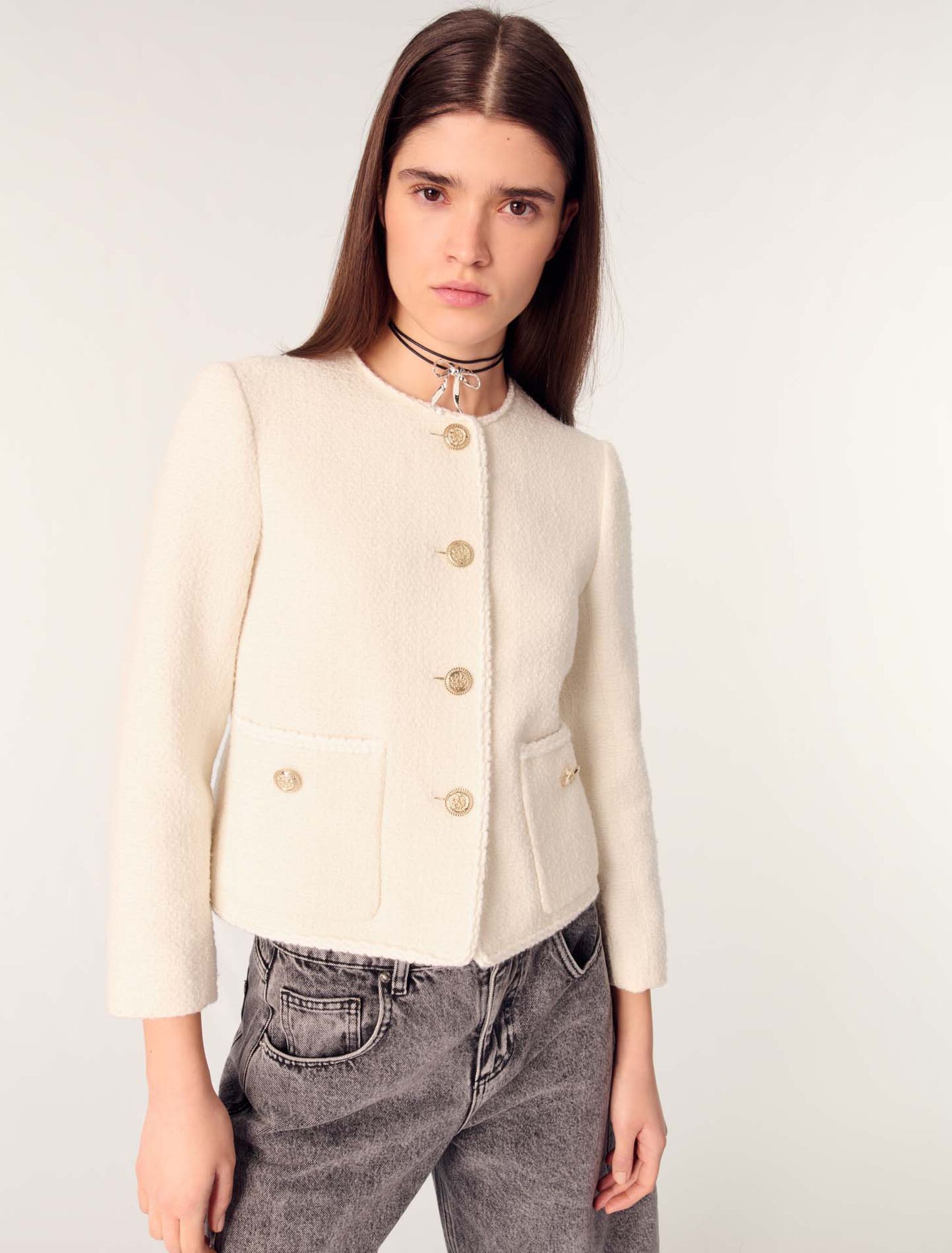 Taillierte Jacke