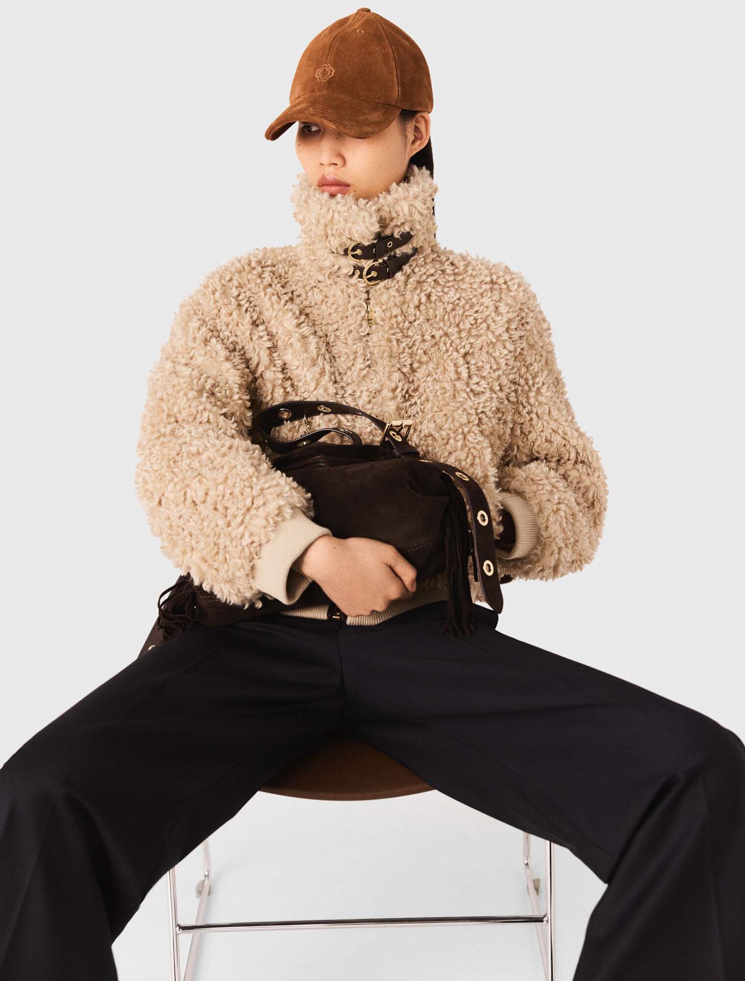 Kurzer Blouson aus Bouclé
