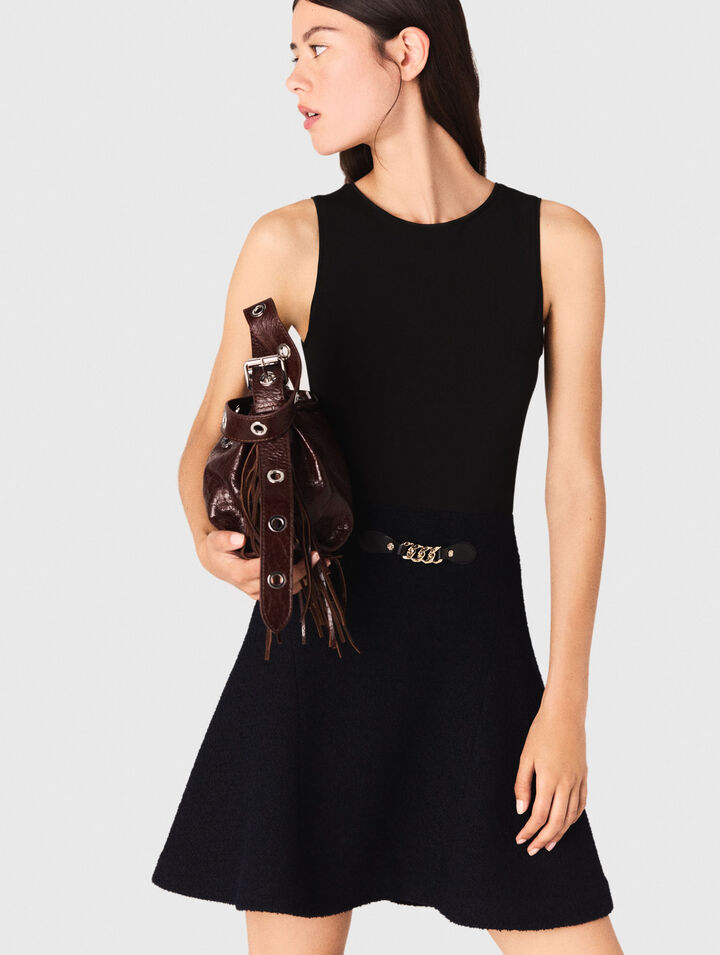 2-in-1-Kleid aus Tweed