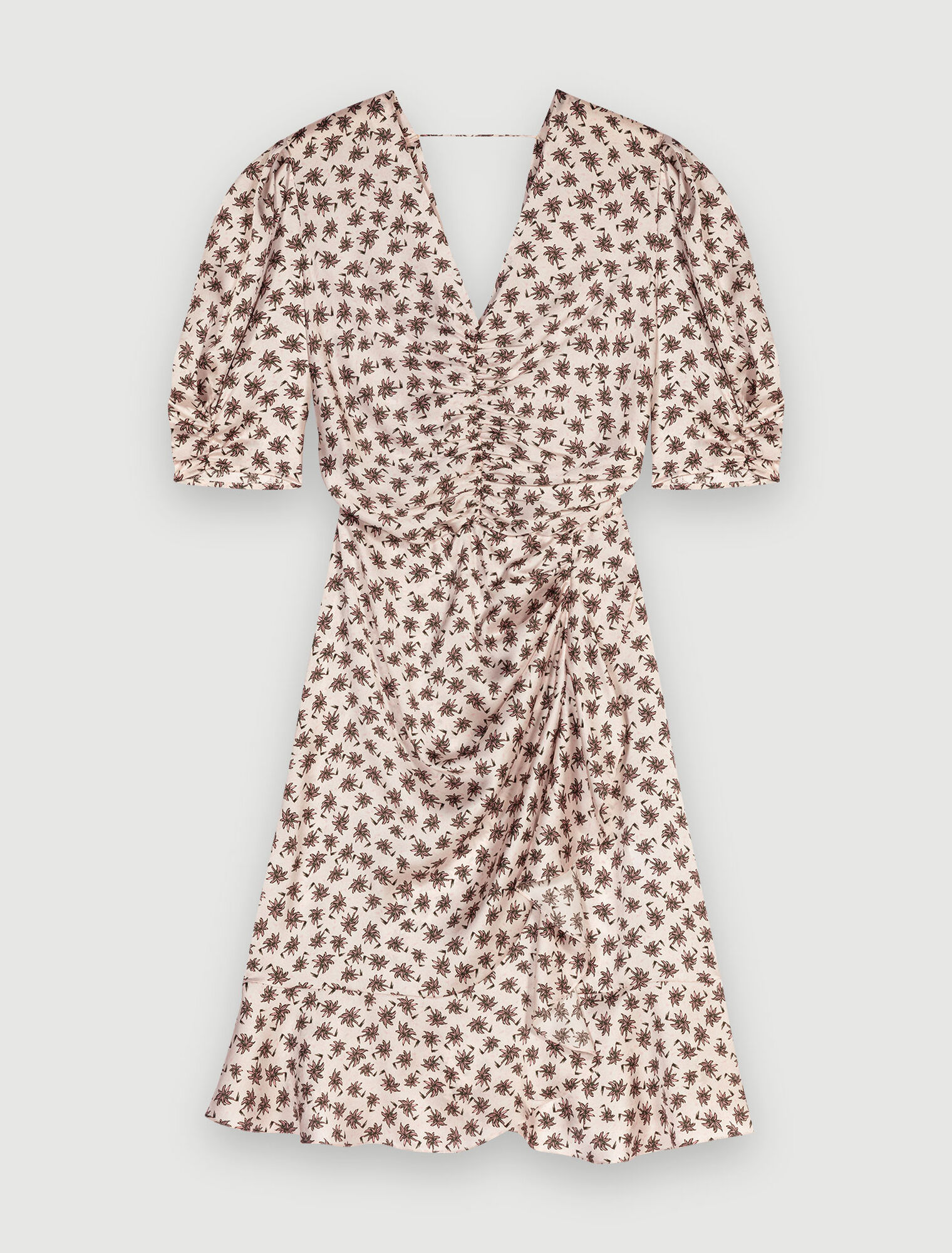 Kleid mit Palmenprint