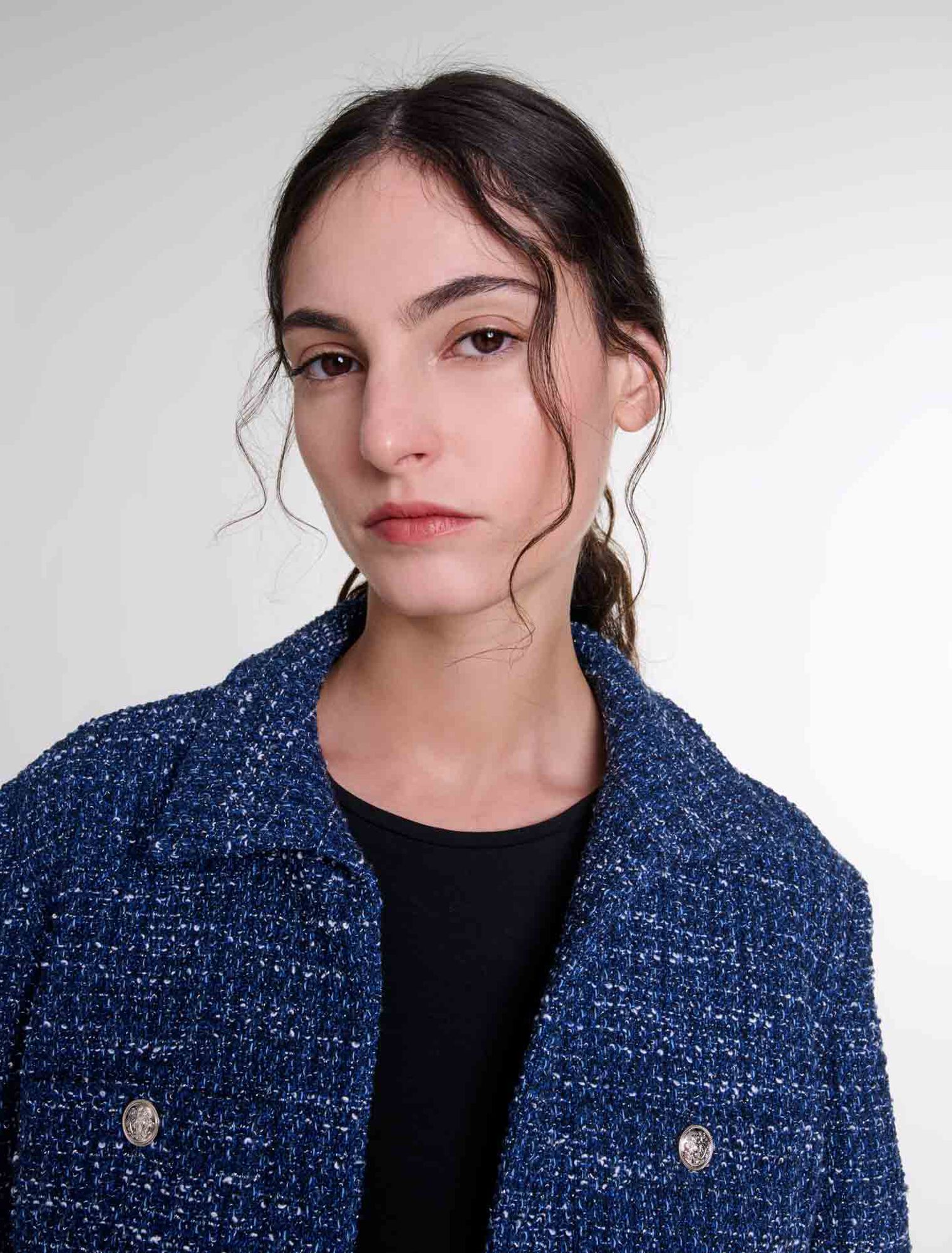 2-in-1 Tweed-Kleid