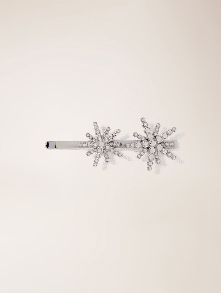 Haarspange mit Strass-Sternen